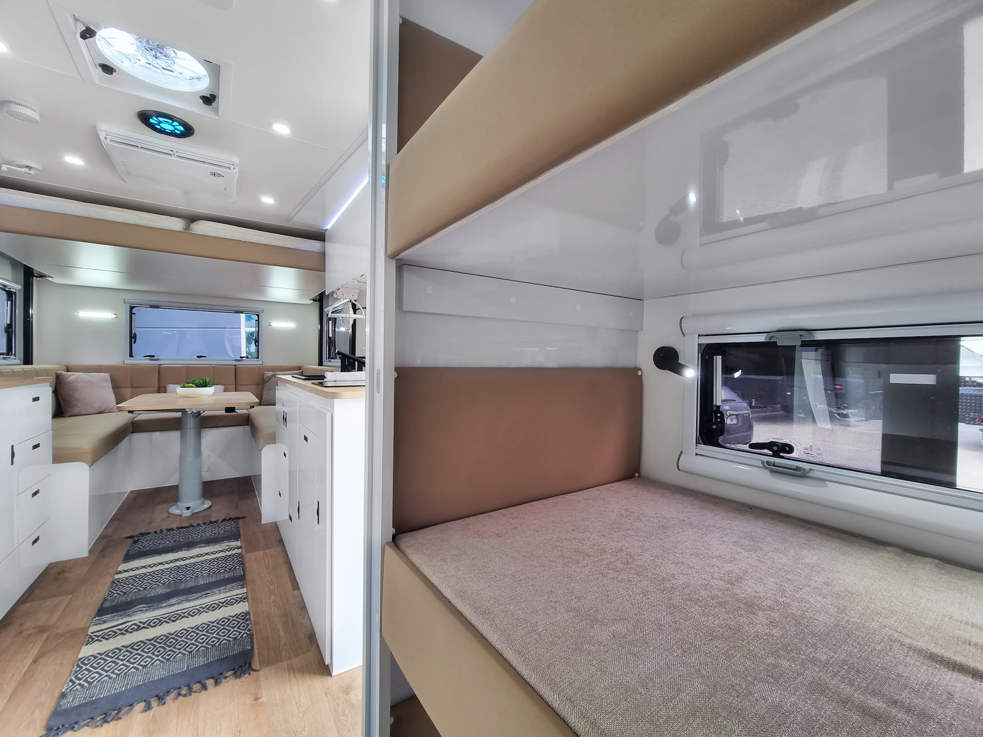 Aussie Mate luxury off road family caravan with beautiful club lounge 23